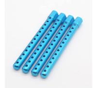 Lot de 4 supports de carrosserie en aluminium for voiture HSP 102037 122037 02010 1/10, pièces de mise à niveau for 94102 94122 94103 94123(Blau)