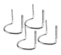 Lot de 4 Supports de Ceinture pour Marteau - en Forme de U - pour Ceinture de Travail - Accessoires pour Outils, Lampe de Poche, mètre Ruban, clé à molette, Pelle