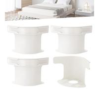 Lot de 4 supports de drap de lit avec bandes de fixation, sangles antidérapantes invisibles pour tous les matelas, support de drap de lit pour maintenir les draps fermes et fermes, plus de draps