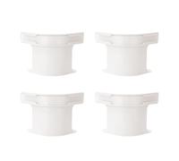Lot de 4 Supports de Draps housses avec bandes de fermeture, Attaches De Draps contre le glissement, Maintien drap housse coin, Tendeur drap housse pour toutes les tailles de matelas (Blanc)