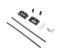 Lot de 4 supports de fixation pour antenne CC3D Atom VType pour drone quadrirotor RC FPV Noir