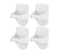 Lot de 4 supports de flacon pulvérisateur pour montage mural, plastique ABS solide, organiser les fournitures de nettoyage sur les armoires, les portes et les murs