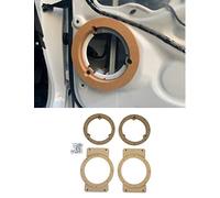 Lot de 4 supports de haut-parleur de voiture ABS pour Jimny 2019-2024, support de klaxon, haut-parleurs et caches intérieurs de klaxon
