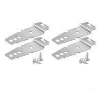 Lot de 4 supports de lave-vaisselle en acier inoxydable avec clips de fixation pour panneau avant intégré 8269145