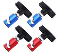 Lot de 4 supports de levage pour capot de voiture - 1,4 cm - Bleu et rouge