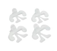 Lot de 4 supports de livre en matériau transparent avec inclinaison de 12 degrés pour un positionnement stable des livres et un tournage de pages (transparent)