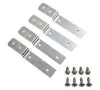 Lot de 4 supports de montage latéral pour lave-vaisselle Electrolux, remplace AP5645425 PS4705063, avec vis