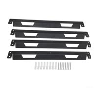 Lot de 4 supports de montage pour système Toughbuilt pour système Stacktech - Porte-outils antirouille pour installation d'établi - Design peu encombrant