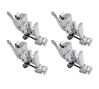 Lot de 4 supports de pied presseur à tige basse pour machines à coudre à tige basse, ajustement universel pour Brother, Singer, Janome, Toyota, Kenmore