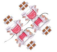 Lot de 4 supports de rail Printtastisch Shelly + 8 x 2 extensions pour 29 Shelly Relais : plus 1, 1 Mini Gen3, plus 1PM, 1PM Mini Gen3, plus 2PM, 2.5, RGBW 2, PM, 2.5, plus i4, variateur 2, rail