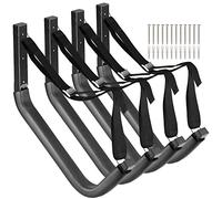 Lot de 4 supports de rangement autonomes pour kayak, crochets de garage, 50 cm, supports muraux pour planche de surf et planche à pagaie debout, capacité de charge de 68 kg (54 cm x 50 cm)