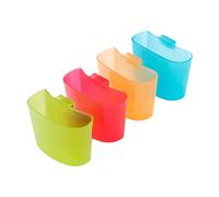 Lot de 4 supports de sachets de thé simples à suspendre - Marqueurs de tasse - Porte-biscuits - Accessoires de thé de l'après-midi