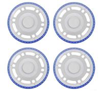 Lot de 4 supports de serpillère Ecovacs pour X5 pour aspirateur OMNI pour X5 Pro, installation rapide, prise en main sécurisée, double action, nettoyage du sol en plastique