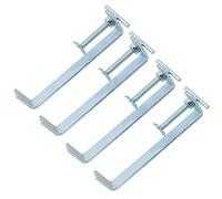 Lot de 4 supports de serrage pour mur intérieur de menuiserie 200 mm