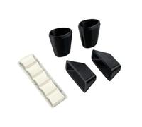 Lot de 4 supports de surélévation pour Mavic 4 Pro, adaptateur de trépied en polycarbonate durable pour protection contre l'usure, compact 3 x 5 x 1,5 cm, noir