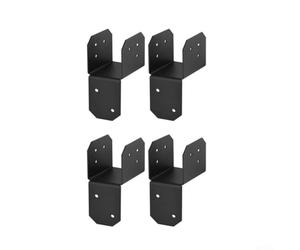 Lot de 4 supports de suspension de solive en acier pour utilisation dans les pratiques d'encadrement standard pour la construction résidentielle (3,8 x 5,1 cm)