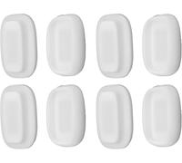 Lot de 4 supports de télécommande magnétiques, support mural en silicone magnétique plus solide pour télécommande TV, sans perçage, support de rangement autocollant pour la maison, la chambre à