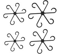 Lot de 4 Supports de Tige de grimpantes d'intérieur, piquets de, différentes Tailles de Clips de Fixation pour, Cadres de Soutien pour de Jardin, Cadres de Collection