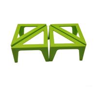 Lot de 4 supports de toile pour verser des peintures, support d'artiste réglable, design léger et portable, pour peinture acrylique, étudiants et amateurs (vert)