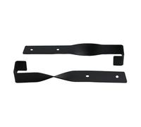 Lot de 4 supports de tronçonneuse en acier robuste - Support de rangement mural pour tronçonneuses et outils de jardin, capacité de 50 kg, finition noire résistante à la rouille, 2 pièces (4 pièces)