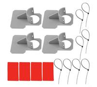 Lot de 4 supports de tuyau de piscine conçus pour maintenir en toute sécurité les tuyaux de 2,5 cm de diamètre pour empêcher le tuyau de tomber et d'endommager les murs de la piscine pour piscines