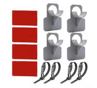 Lot de 4 supports de tuyau de piscine efficaces pour gérer en toute sécurité les tuyaux et protéger les murs de la piscine