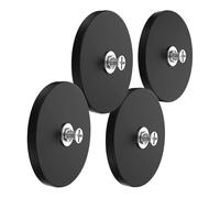 Lot de 4 supports magnétiques pour calendrier de réfrigérateur | 38,1 cm sans perçage nécessaire - Support solide pour salle de jeux, salon, cuisine, hôtel, maison, restaurant