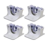Lot de 4 supports muraux auto-adhésifs pour balai sans perçage