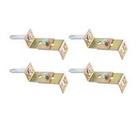 Lot de 4 supports muraux d'angle en marbre pour accrocher des objets lourds sur de grandes surfaces
