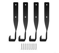 Lot de 4 supports muraux en acier lourd pour tronçonneuse 24 cm