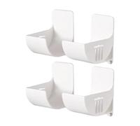 Lot de 4 supports muraux muraux pour cuisine - Organiseur de papier mural, support en papier d'aluminium | Film adhésif pour murs latéraux