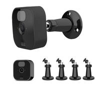Lot de 4 supports muraux pour caméra extérieure Blink extérieur/intérieure/Blink Outdoor 4 (4e génération)/Blink Mini/Blink XT/XT2, accessoires de montage réglables à 360°, noir