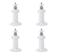 Lot de 4 supports muraux réglables à 360 degrés en ABS et métal pour caméra Ring Cam, Cam Pan, Pro/Pro 2/3/4, Ultra/for Ultra 2, Go/Go 2, Pro 5s, intérieur