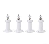Lot de 4 supports muraux réglables à 360 degrés pour caméra intérieure et extérieure - Support de sécurité en plastique ABS compatible avec Ring, Cam Pan, Pro