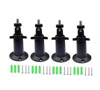 Lot de 4 supports muraux réglables en métal pour caméra de surveillance Arlo, Arlo Pro, Arlo Pro 2, Arlo Pro 3, Arlo Ultra Noir