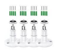 Lot de 4 supports muraux réglables pour caméra de sécurité Arlo Pro/Pro2/Pro3/Pro4/Ultra/Ultra2/HD/GO/Light/Essential