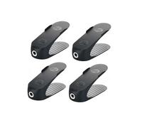 Wenko - Lot de 4 supports pour chaussures - Noir Noir G
