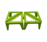 Lot de 4 supports pour toile acrylique pour verser de la peinture, support portable et stable pour toiles dans différents paramètres (vert)