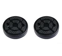 Lot de 4 supports ronds antidérapants en caoutchouc pour cric 12 cm | Caoutchouc de haute qualité, 12 cm de diamètre, motif gaufré antidérapant, support de levage stable, essentiel pour le garage