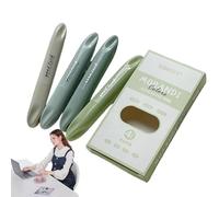 Lot de 4 surligneurs double face pour écriture lisse, couleurs d'encre douce, design à double pointe | Stylos pour notes, planificateur, journal, étude, bureau, école, cri