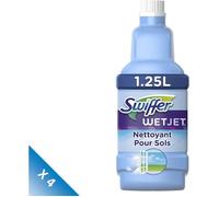 [Lot de 4] SWIFFER WetJet Solution Nettoyante - 1.25 L