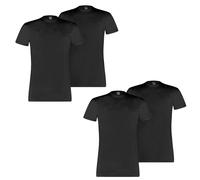 Lot De 4 T-Shirts Puma Basic Crew Homme Manches Courtes Col Rond Coton