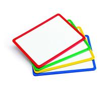 Lot de 4 tableaux blancs encadrés en métal