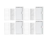 Lot de 4 tableaux de tâches pour enfants, tableau de routine coulissant pour faire la liste de mes tâches, liste de contrôle de camping-car, tableau de planification des tâches (SOINS AUX PERSONNES