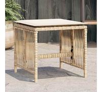Lot de 4 Tabourets de Jardin avec Coussins Chaises Noir Résine Tressée vidaXL
