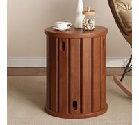 Lot de 4 tabourets empilables en bois massif, repose-pieds multifonctionnels, tables basses, tables d'appoint, tables de chevet, chaises de salle à manger - Meubles d'intérieur polyvalents pour