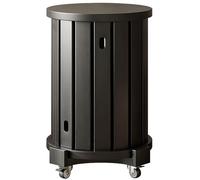 Lot de 4 tabourets empilables en bois massif, table d'appoint gigogne, table d'appoint de balcon, tabouret empilable multifonction pour salon, salle à manger