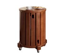 Lot de 4 tabourets empilables en bois - Tables de nuit et tables basses multifonctions peu encombrantes - Design polyvalent pour n'importe quelle pièce