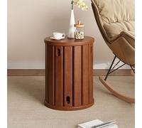 Lot de 4 tabourets empilables multifonctionnels - Chaises de salle à manger portables en bois, table d'appoint de canapé pour salon, bureau et salle de classe - Mobilier gigogne polyvalent