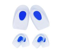 Lot de 4 talonnettes en gel pour enfants - Absorption des chocs - Légères - Pour les douleurs au talon, les douleurs à la cheville, la fasciite plantaire ou les épines calcanéennes (femmes 10,5 à 13,5